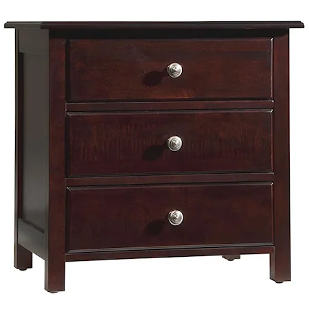 Three Drawer Miniature Chest Night stand